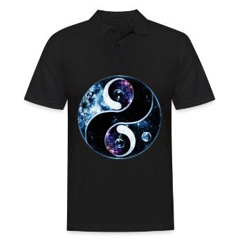Yin Yang - Polo Homme - noir - Devant - Kai (181cm)