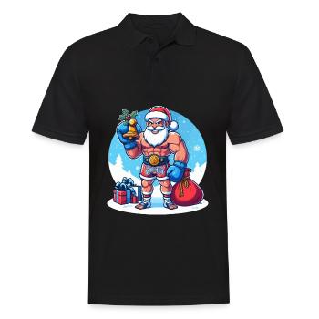 Muay Thai Noël - Polo Homme - noir - Devant - Kai (181cm)