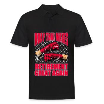 Le Muay Thai redonne sa grandeur à la retraite - Polo Homme - noir - Devant - Kai (181cm)
