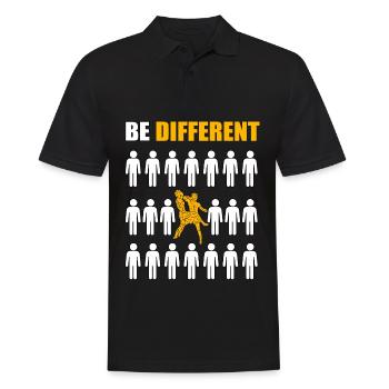 être différent Muay Thai - Polo Homme - noir - Devant - Kai (181cm)