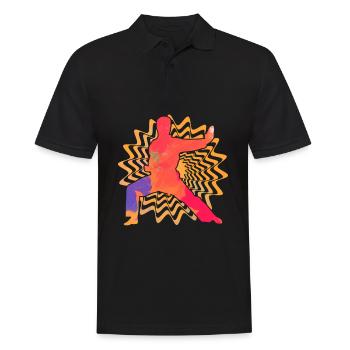 Wing Chun Kung Fu - Polo Homme - noir - Devant - Kai (181cm)