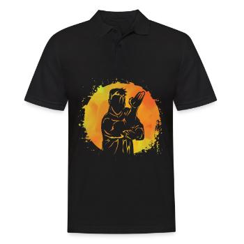 Wing Chun - Polo Homme - noir - Devant - Kai (181cm)