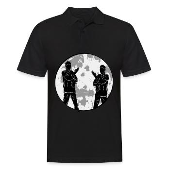 Wing Chun Kung Fu - Polo Homme - noir - Devant - Kai (181cm)