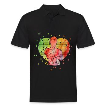 Wing Chun - Polo Homme - noir - Devant - Kai (181cm)