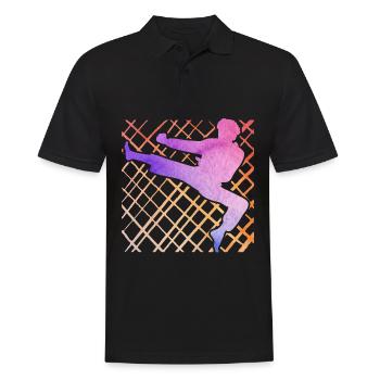 Taekwondo - Polo Homme - noir - Devant - Kai (181cm)