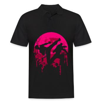 Taekwondo - Polo Homme - noir - Devant - Kai (181cm)