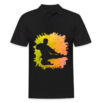 Taekwondo - Polo Homme - noir - Devant - Kai (181cm)