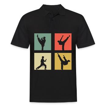 Taekwondo - Polo Homme - noir - Devant - Kai (181cm)
