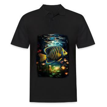 Skalar - Männer Poloshirt - Schwarz - Vorne - Kai (181cm)