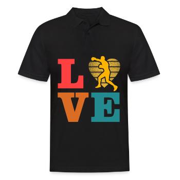 Boxen - Männer Poloshirt - Schwarz - Vorne - Kai (181cm)
