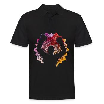 Boxing - Men's Polo Shirt - black - Front - Kai (181cm)