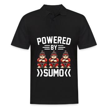 Propulsé par Sumo - Polo Homme - noir - Devant - Kai (181cm)