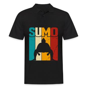 Sumo Rétro - Polo Homme - noir - Devant - Kai (181cm)