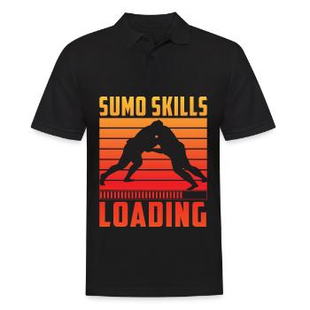 Sumo Skills Loading - Men's Polo Shirt - black - Front - Kai (181cm)