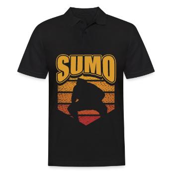 Sumo - Men's Polo Shirt - black - Front - Kai (181cm)