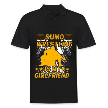 La lutte de sumo est ma petite amie - Polo Homme - noir - Devant - Kai (181cm)