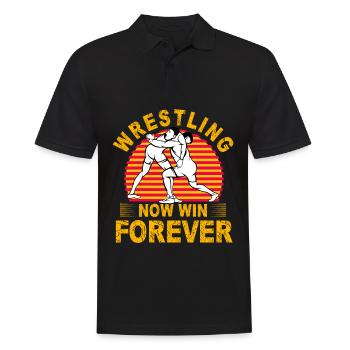Wrestling Now gagne pour toujours - Polo Homme - noir - Devant - Kai (181cm)