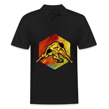 Lutte - Polo Homme - noir - Devant - Kai (181cm)