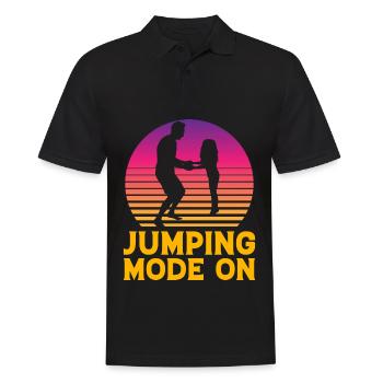 Mode Saut activé - Polo Homme - noir - Devant - Kai (181cm)