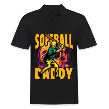 Papa de softball - Polo Homme - noir - Devant - Kai (181cm)