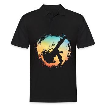 Capoeira - Polo Homme - noir - Devant - Kai (181cm)