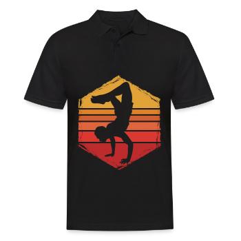 Capoeira - Polo Homme - noir - Devant - Kai (181cm)