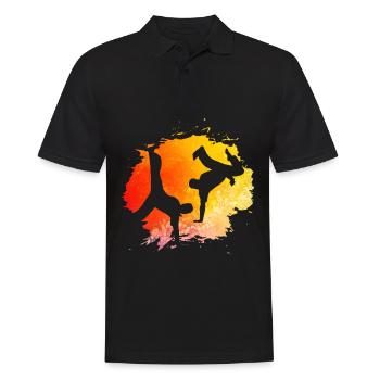 Capoeira - Polo Homme - noir - Devant - Kai (181cm)