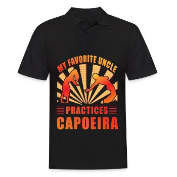 Mon oncle préféré pratique la Capoeira - Polo Homme - noir - Devant - Kai (181cm)