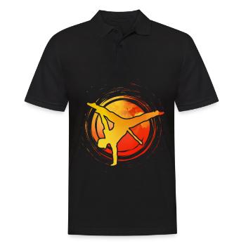 Capoeira - Polo Homme - noir - Devant - Kai (181cm)