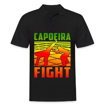 Combat de capoeira - Polo Homme - noir - Devant - Kai (181cm)