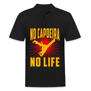 Pas de Capoeira, pas de vie - Polo Homme - noir - Devant - Kai (181cm)