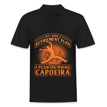 Yes, I have a retirement plan I plan on doing - Men's Polo Shirt - black - Front - Kai (181cm)