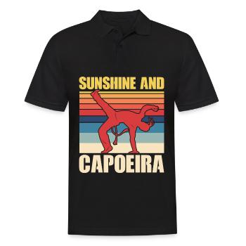 Soleil et Capoeira - Polo Homme - noir - Devant - Kai (181cm)