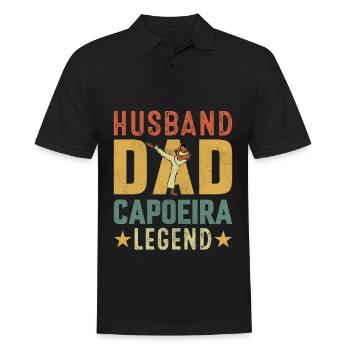Mari Papa Capoeira Légende - Polo Homme - noir - Devant - Kai (181cm)