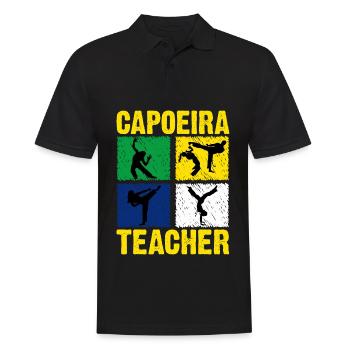 Professeur de capoeira - Polo Homme - noir - Devant - Kai (181cm)
