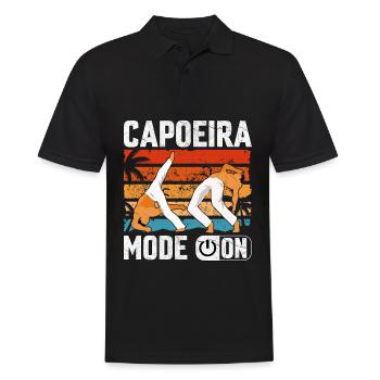 Mode Capoeira activé - Polo Homme - noir - Devant - Kai (181cm)