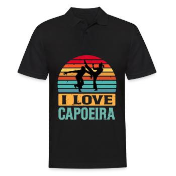 J’adore la Capoeira - Polo Homme - noir - Devant - Kai (181cm)