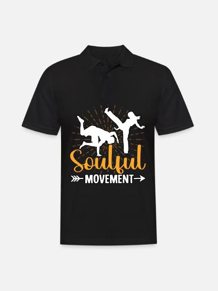 Soulful Movement - Men's Polo Shirt - black