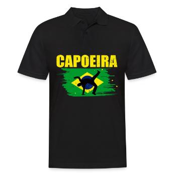 Capoeira - Polo Homme - noir - Devant - Kai (181cm)