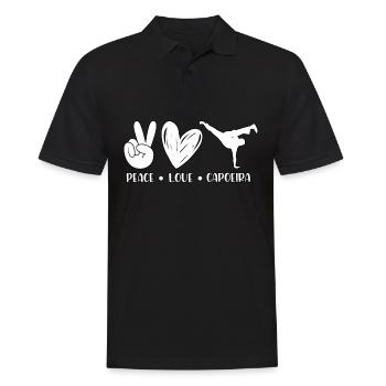 Capoeira - Polo Homme - noir - Devant - Kai (181cm)