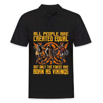 Tous les êtres humains sont créés égaux, mais seulement les meilleurs - Polo Homme - noir - Devant - Kai (181cm)