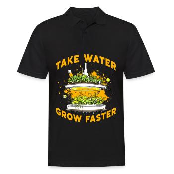 Prenez l’eau, poussez plus vite - Polo Homme - noir - Devant - Kai (181cm)