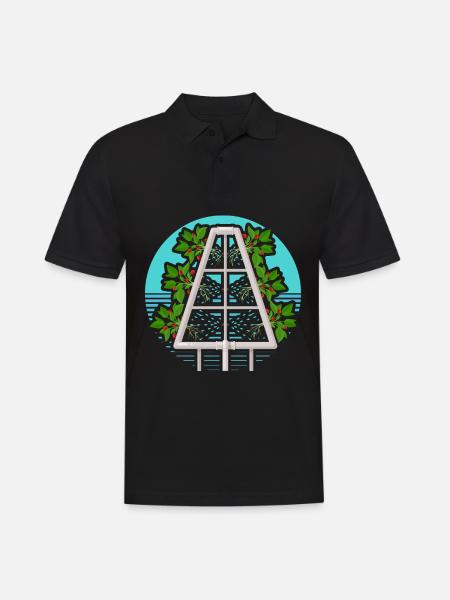 Hydroponics - Men's Polo Shirt - black