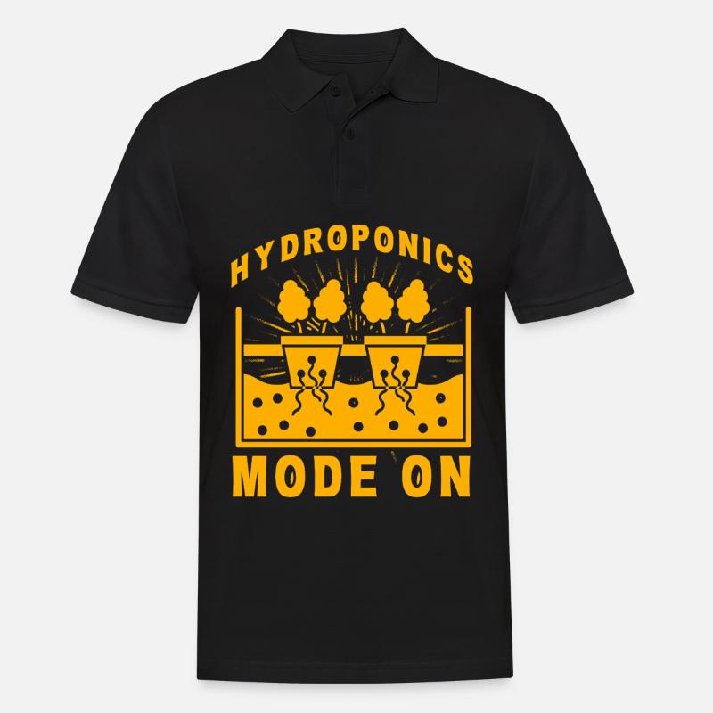 Mode hydroponique activé - Polo Homme - noir