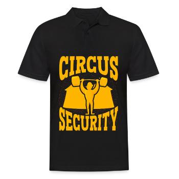 Sécurité du cirque - Polo Homme - noir - Devant - Kai (181cm)