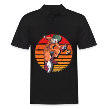 Clown - Polo Homme - noir - Devant - Kai (181cm)