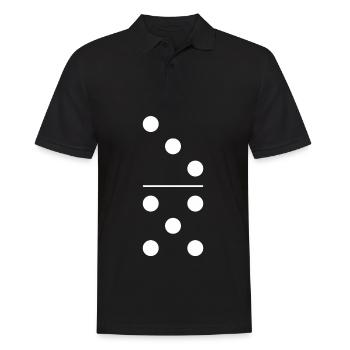 Domino Stone Costume 3 5 - Men's Polo Shirt - black - Front - Kai (181cm)