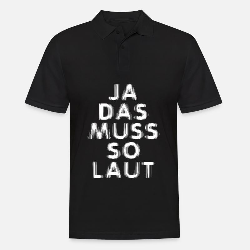 Tontechniker Spruch - Männer Poloshirt - Schwarz