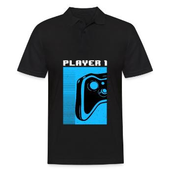 Joueur joueur 1 - Polo Homme - noir - Devant - Kai (181cm)