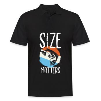 fishing fishing fishing fishing fishermen angler fish - Men's Polo Shirt - black - Front - Kai (181cm)